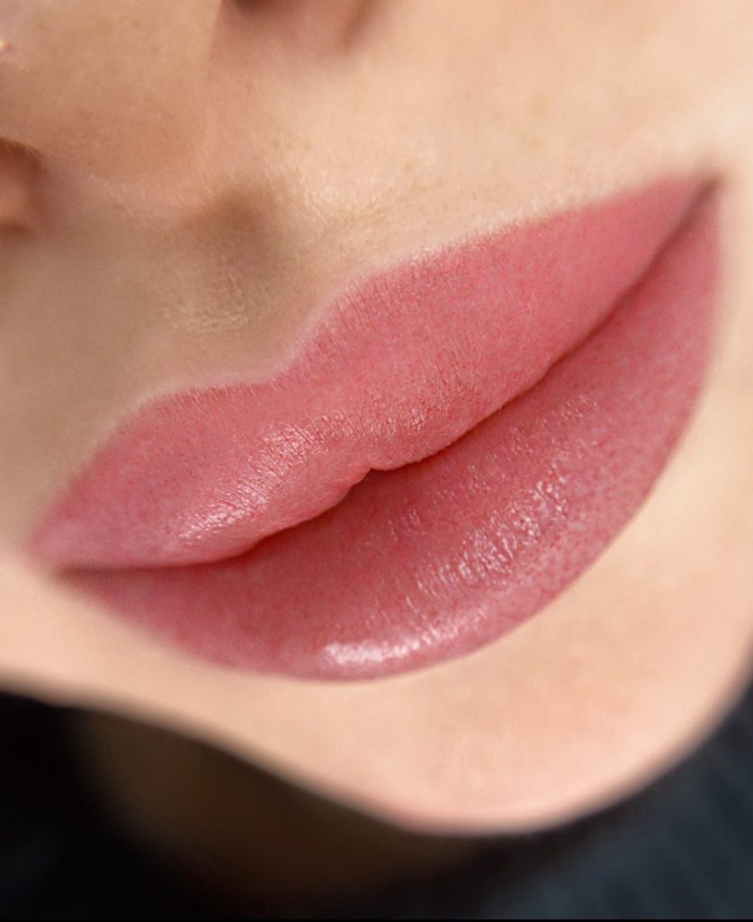 Permanent lip blush tattoo natural permanent makeup lip color San Diego