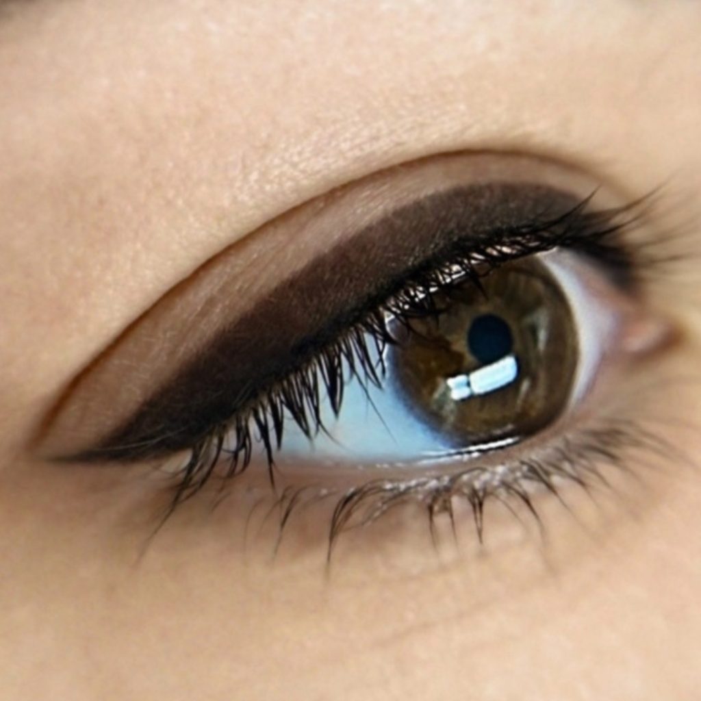 Permanent makeup classic winged eyeliner tattoo San Diego